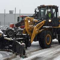 Alpine region Liugong 3 ton wheel loader with snow plough 835H