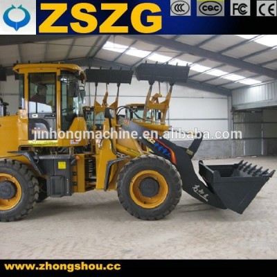 pallet garder wheel loader rubber crawler track ZL-932 gasoline wheel loader