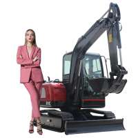 china Shandong Jining mini crawler excavator earth digger machine for sale