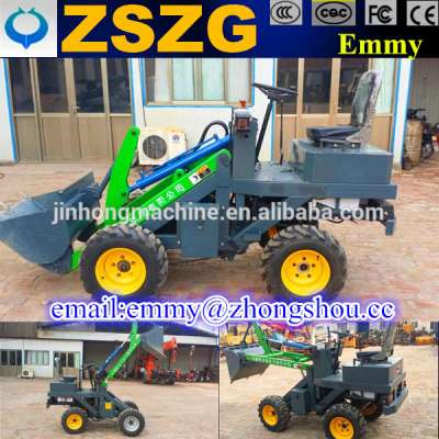 New small shovel wheel loaders / battery mini electric loader / skid steer loader for sale