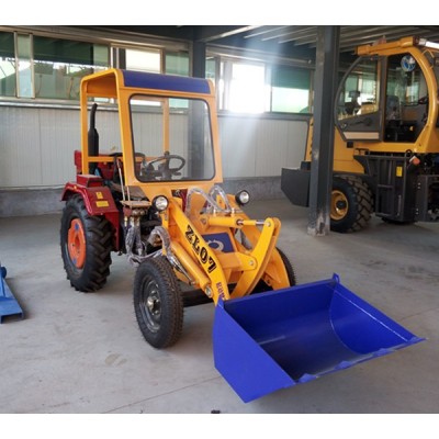 mini farm tractor front end loader shovel loader