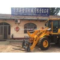 mini for sale/3 ton wheel loader with pallet fork attachment