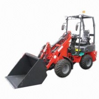 Supply compact Wheel Loader Articulated Mini  with Snow Shovel