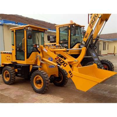 Wheel Loader Truck with Flat Fork, Multifunction Bucket and Snow Plow